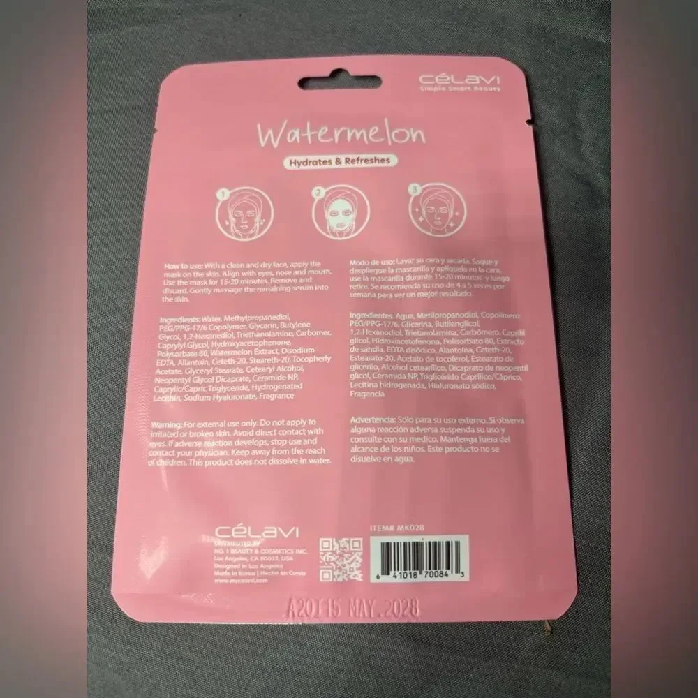 2 New Watermelon Mask Bundle NWT